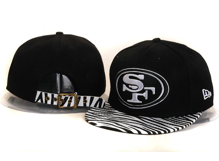 San Francisco 49ers Black Snapback Hat YS 1